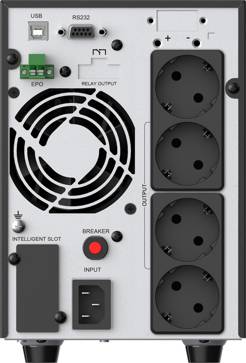 Actual product image Conceptronic ZEUS UPS 2000VA Online UPS,IEC EPO Port (2000 VA, 1800 W, Online double converter UPS)