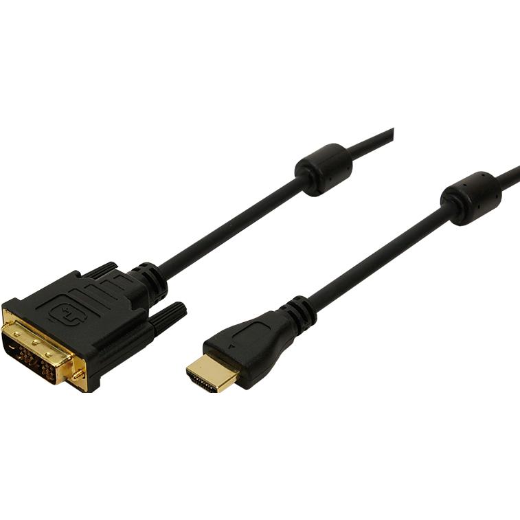 Thumbnail - LogiLink DVI — HDMI (Typ A) (3 m, DVI, HDMI), Video Kabel