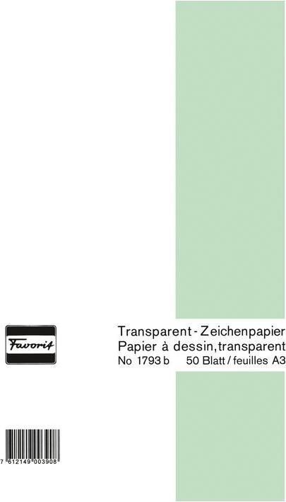 Produktbild Rumold Transparent-Papier-Blöcke (A4, Blanko)