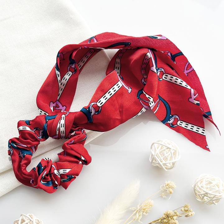 Actual product image Avizar Haargummi mit barockem Schalprint Cordelia (Hair tie)