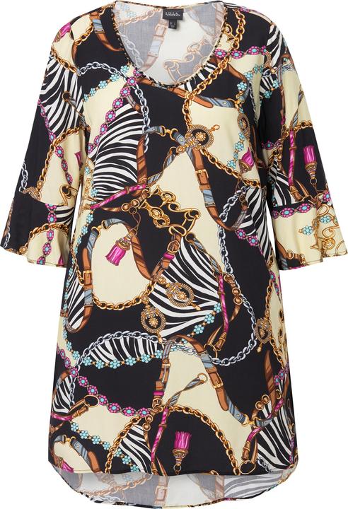 Actual product image Miamoda A-line tunic with leopard print (42)