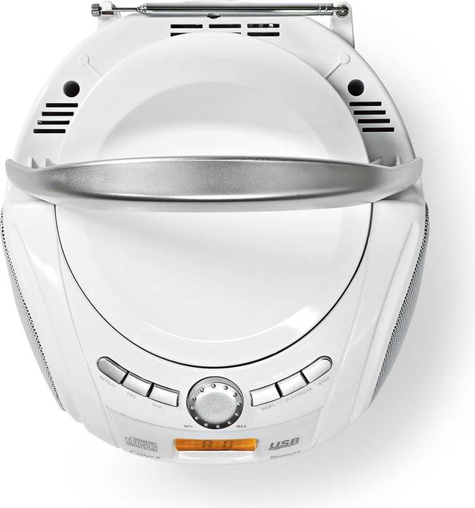 Actual product image Nedis SPBB100WT - White - Audio - White (FM, Bluetooth)