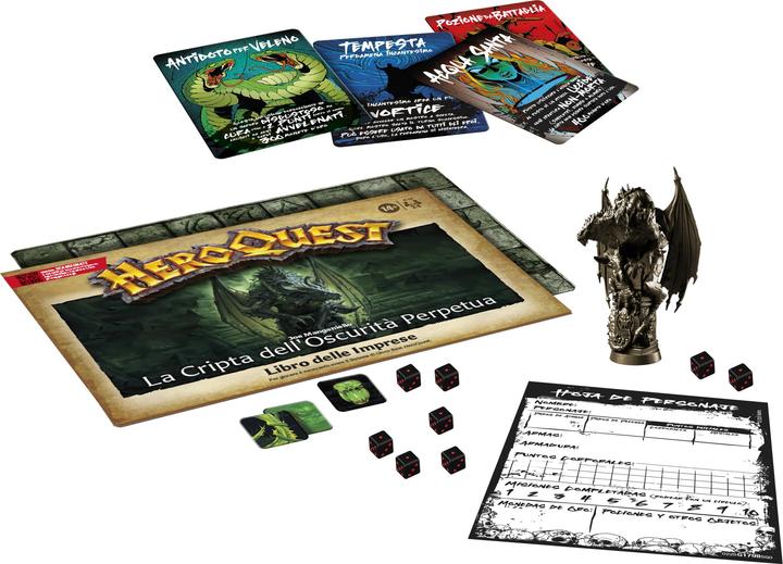 Actual product image Hasbro HeroQuest - La Cripta dell'Oscurità Perpetua (Ed. Italiana) (Italian, 2 - 5 Players)
