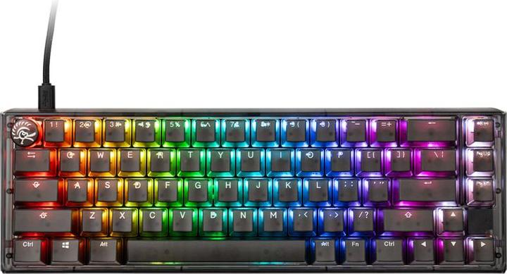 Produktbild Ducky One 3 Aura Black SF Gaming Tastatur, RGB LED - Gateron Baby Kangaroo (US) (US, Kabelgebunden)