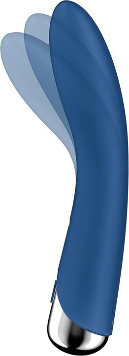 Actual product image Satisfyer Spinning Vibe 1 G-Spot Blue Rotator Vibrator