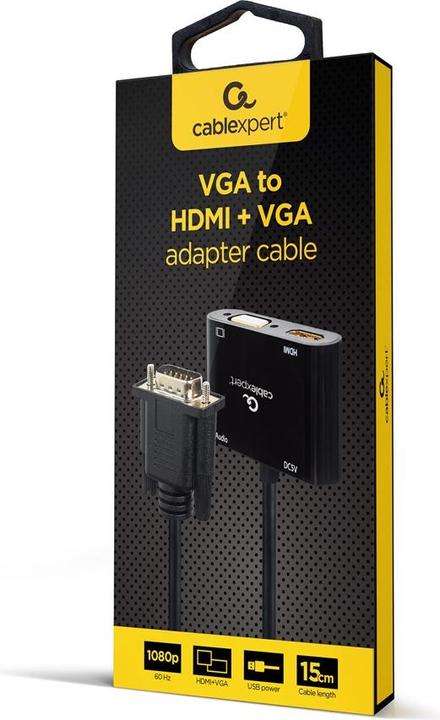 Produktbild Gembird VGA zu (VGA, HDMI, 23 cm)