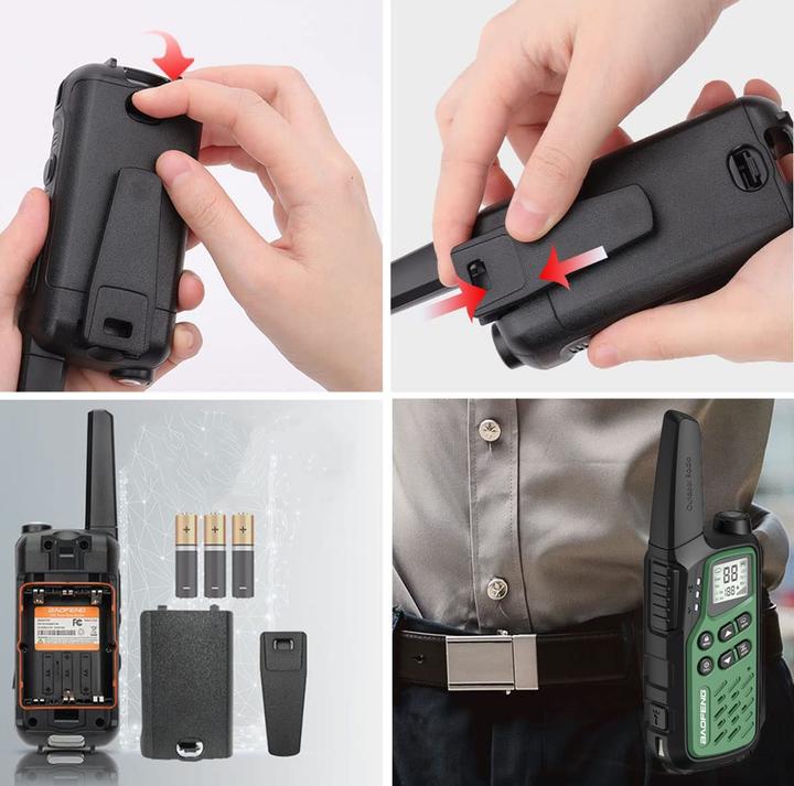 Produktbild Baofeng Walkie-Talkie BF-T25E Grün (10 km)