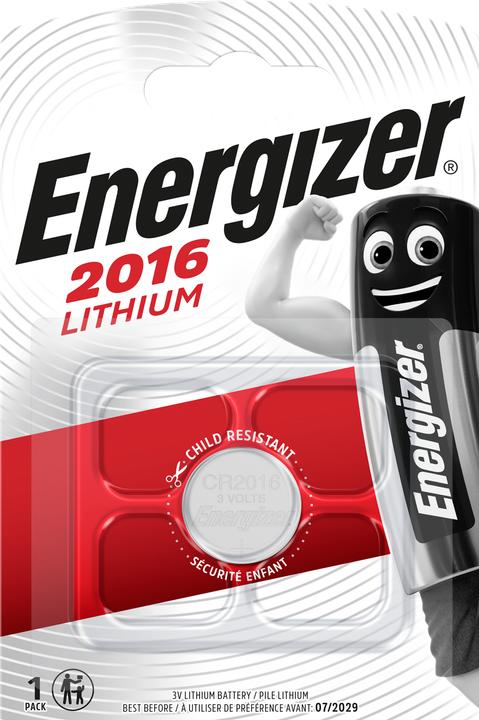 Energizer CR2016 Lithium (1 Stk., CR2016, 90 mAh)