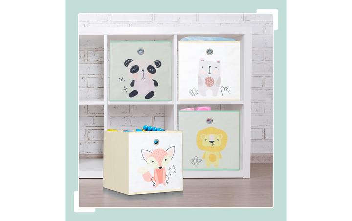 Actual product image Relaxdays 4x Storage Box for Kids
