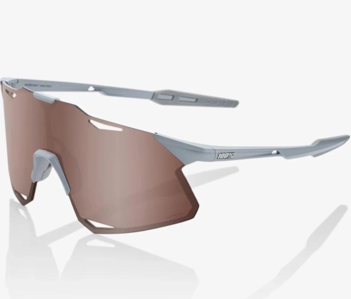 Actual product image 100% Hypercraft Glasses (Matte Stone Grey, HiPER Coral Lens)