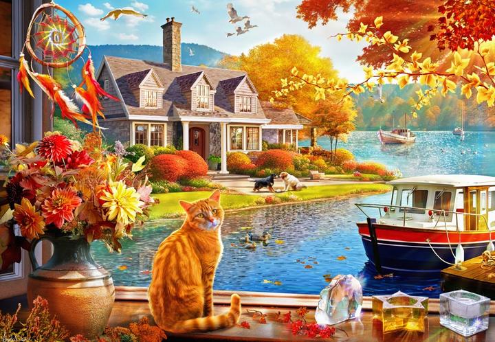 Produktbild Bluebird Puzzle 1000 pieces Crisp Fall View (1000 Teile)