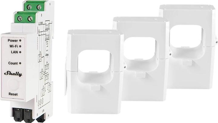 Actual product image Shelly Pro 3EM 400A