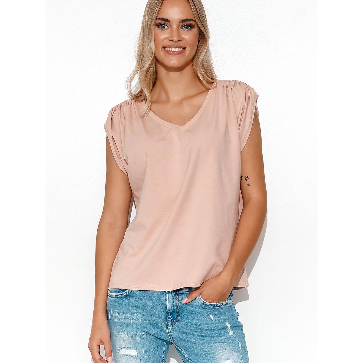 Makadamia, Damen, Bluse, Bluse, Rosa, (W36/L38)