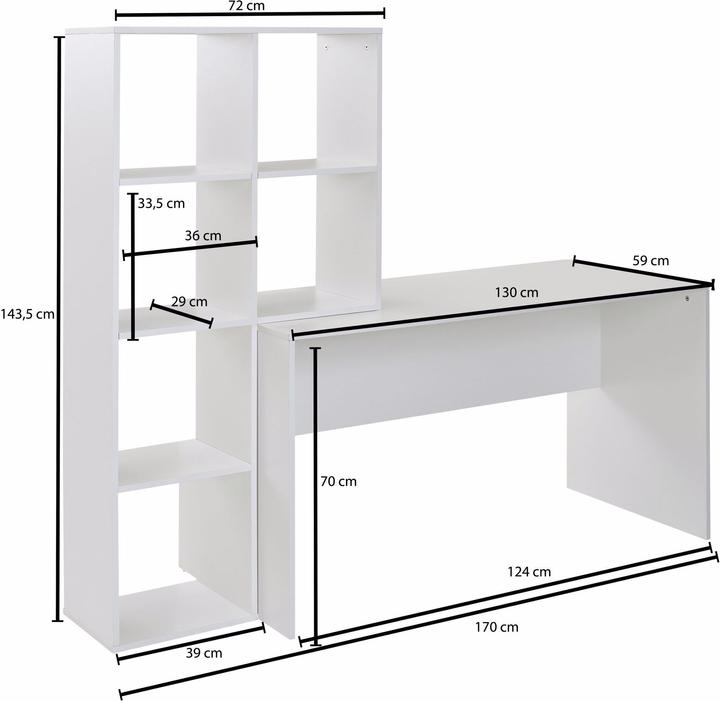 Produktbild FineBuy Michelle (170 x 59 x 143.50 cm)