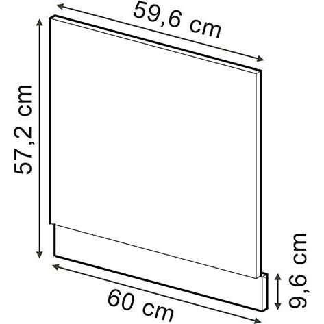 Thumbnail - Vicco Geschirrspülblende R-Line, Beton/Goldkraft Eiche, 60 cm ohne Arbeitsplatte, Geschirrspüler Zubehör, Grau