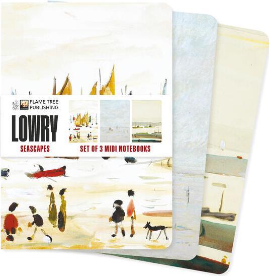 Produktbild L.S. Lowry: Seascapes Set of 3 Midi Notebooks (Blanko)