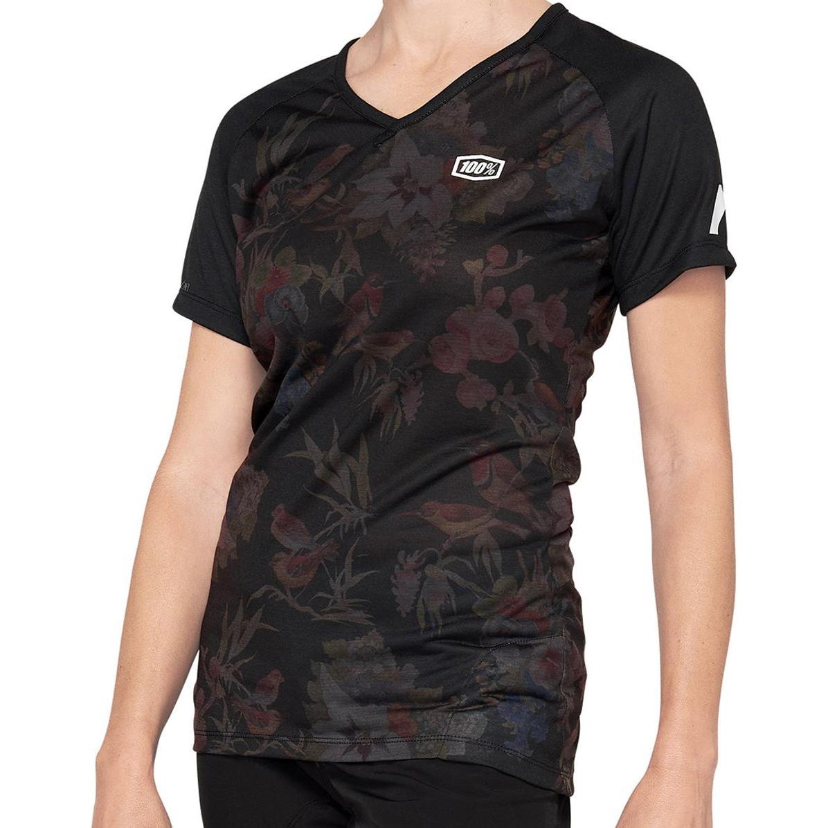 100%, Damen, Velotrikot, Airmatic Damen Biketrikot (S), Rot, Braun, Mehrfarbig, Schwarz, S
