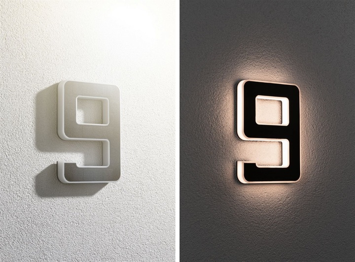 Actual product image Paulmann Solar house number (20 lm, IP44)