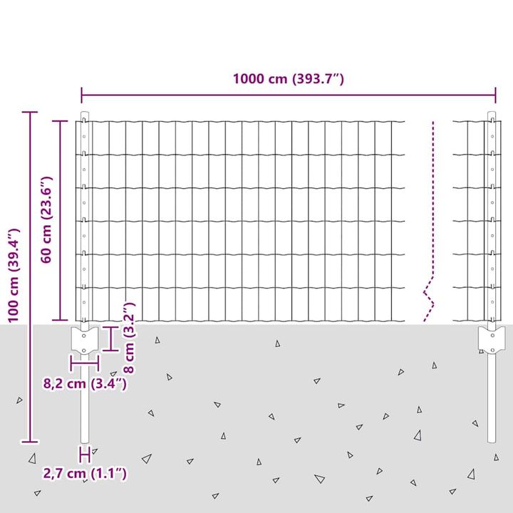 Produktbild vidaXL Aussenbarriere