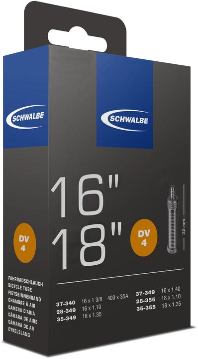 Produktbild Schwalbe Schlauch 12-18" DV4 (Dunlop (DV), 16", 18", 32 mm)