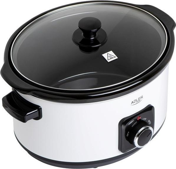 Actual product image Adler AD 6413r Slow cooker, 5.8L, White