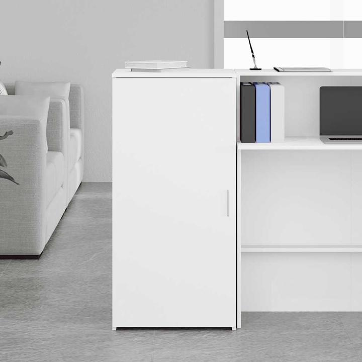 Produktbild vidaXL Lagerschrank Weiss 50x45x103,5 cm Holzwerkstoff Schrank Aktenschrank (45 x 50 x 103.50 cm)