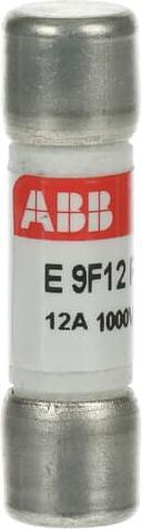 Actual product image ABB E 9F12 PV fuse 10.3x38, 12A 2CSM213546R1801 (12 A)