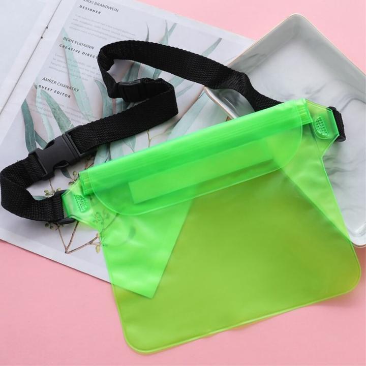Actual product image Cover-Discount Waterproof Bag Dry Bag for Mobile and Small Goods green
