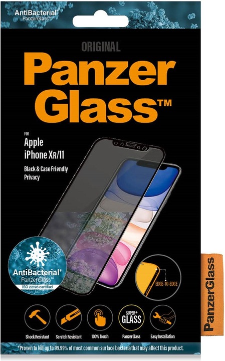 Produktbild PanzerGlass Privacy Edge to Edge (1 Stück, Apple iPhone 11)