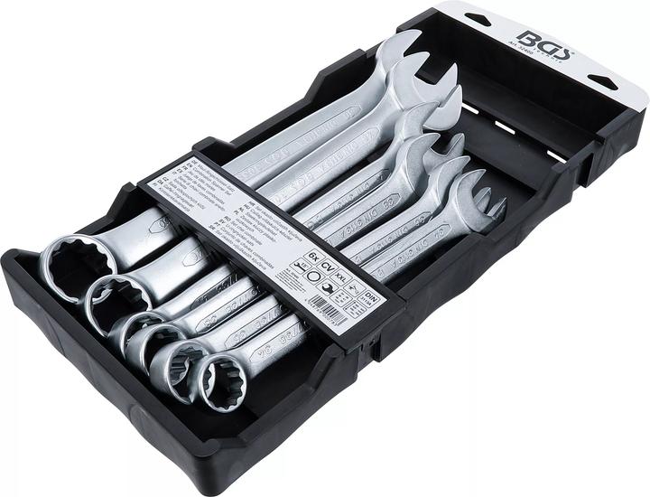 Produktbild BGS Maul-Ringschlüssel-Satz extra lang SW 34 - 50 mm 6-tlg. (50 mm, 41 mm, 34 mm, 46 mm, 38 mm, 36 mm)