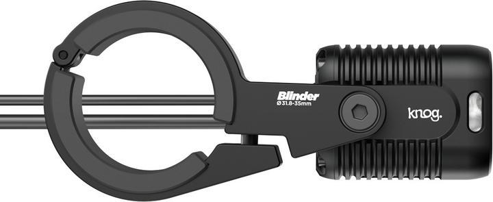 Productafbeelding knog. Blinder E Commuter 2300 voorlamp, witte LED, zwart (2300 lumen) (2300 lm)