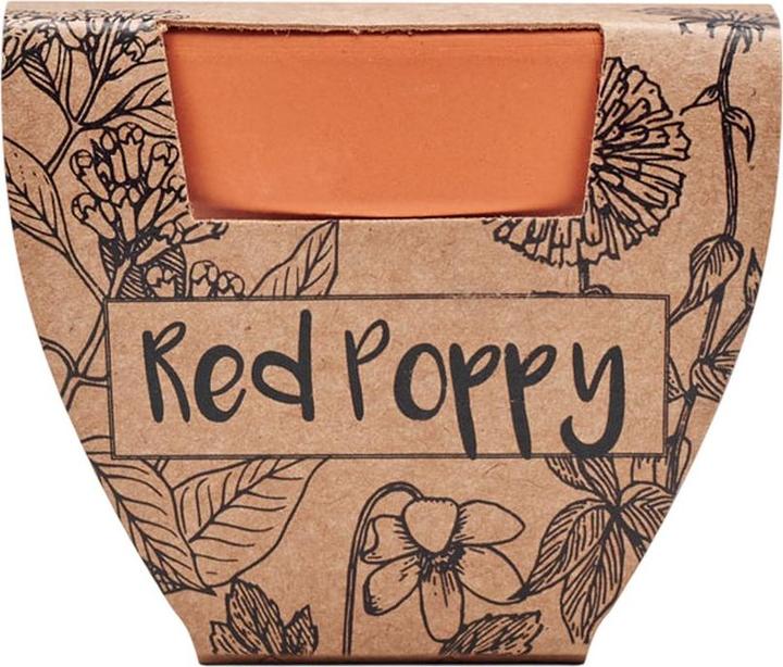 Produktbild MidOcean Blumentopf Red Poppy (6 x 5.50 x 5 cm)