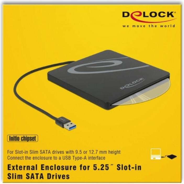 Immagine prodotto Delock 5.25 Involucro SATA, DVD-ROM (5.25")