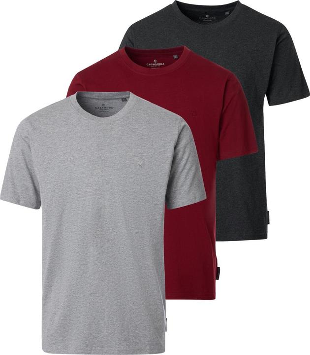 Produktbild Casamoda 3er Pack Basic T-Shirt (3XL)