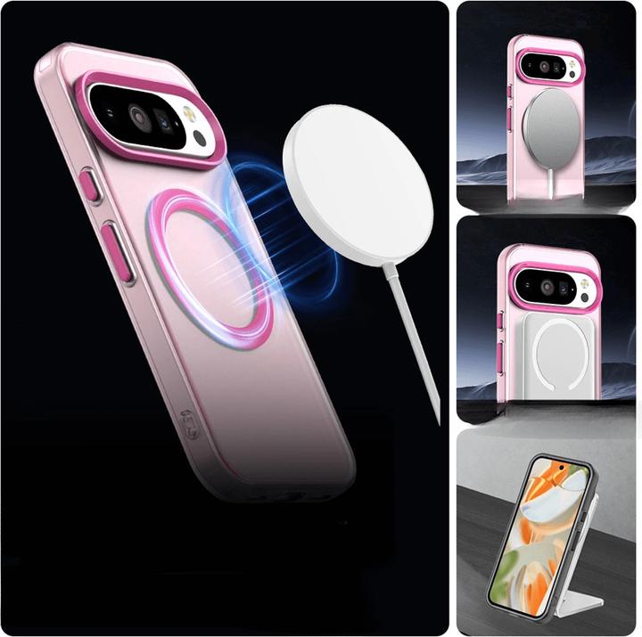 Actual product image Cover-Discount Google Pixel 10 / 10 Pro - Acryl-Handyhülle mit Magnet und Farbakzent (Google Pixel 10 Pro, Google Pixel 10)
