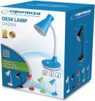 Actual product image Esperanza ELD115B Desk Lamp Blue (E27)