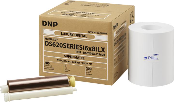 Immagine prodotto DNP Carta Super Mat 1 rotolo da 200 pezzi 15x20 per DS620 (200 x, 15 x 20 cm)