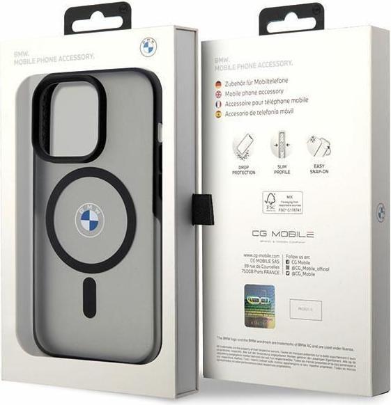 Produktbild BMW Etui BMHMP14XDSLK iPhone 14 Pro Max 6.7" czarny/black hardcase Signature MagSafe (Apple iPhone 14 Pro Max)