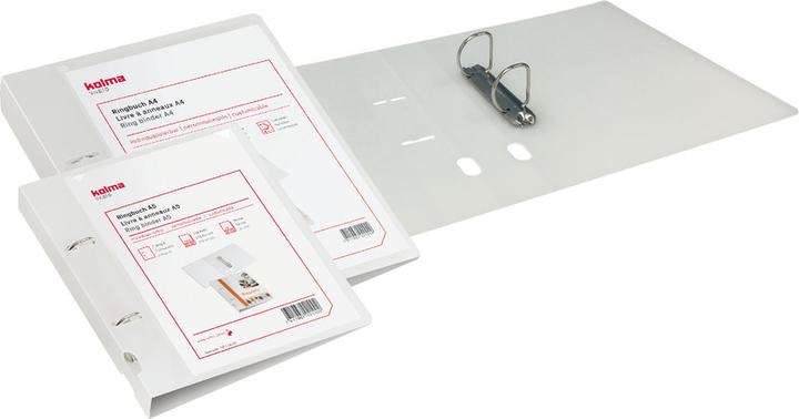 Image du produit Kolma Classeur à anneaux Vario A4 2 anneaux hauteur de remplissage 3 cm incolore (A4, 39 mm, 1 pièce(s))