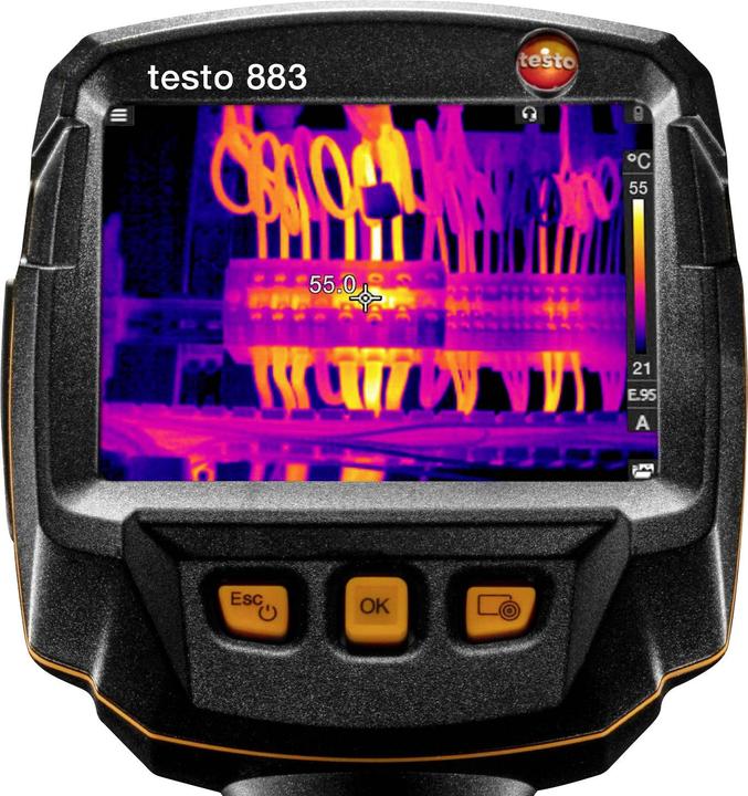 Image du produit Testo 883 Caméra thermique -30 à 650 °C 27 Hz WiFi
