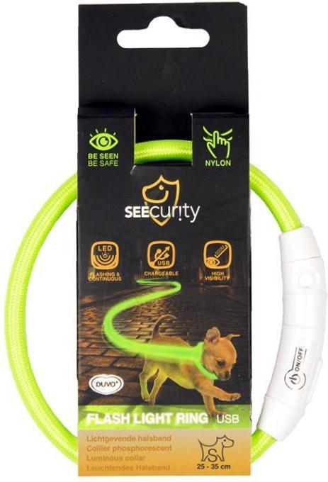 Productafbeelding EBI Duvo+ Ring Flitslicht Ring USB Nylon M (M, Hond, Hondensport)