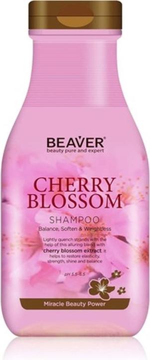 Produktbild Beaver Shampoo CHERRY BLOSSOM 350 ml (Flüssiges Shampoo, 350 ml)