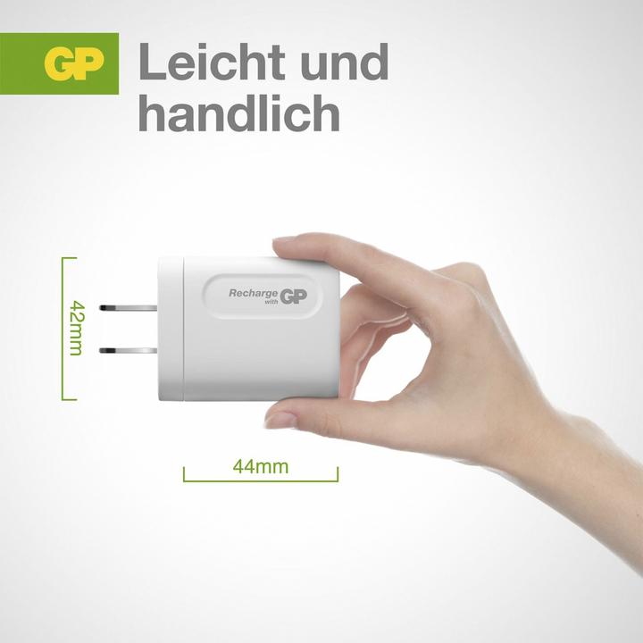 Produktbild GP Batteries 20W USB-A & USB-C Ladestecker inkl. Adapter für EU,CN und UK (20 W)