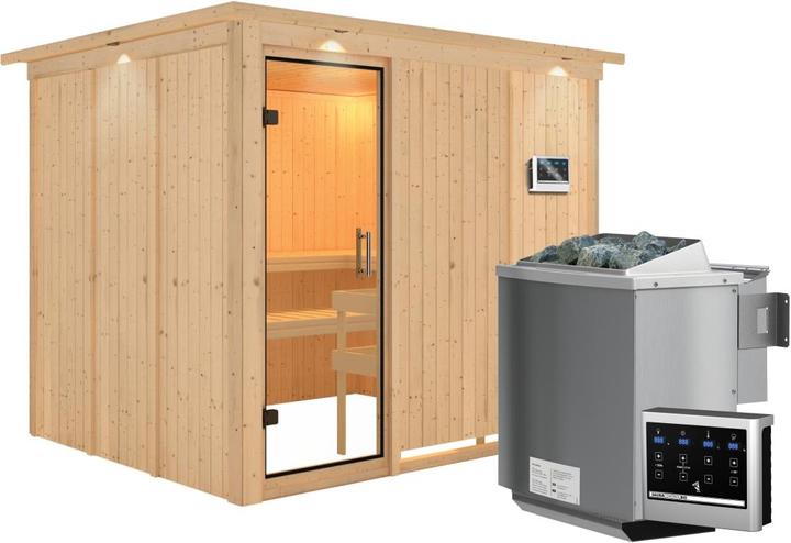 Produktbild Karibu Gobin mit Dachkranz (9 KW Bio externe Steuerung)