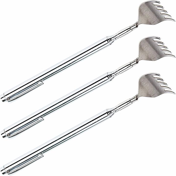Actual product image Infactory 3er-Set Teleskop-Rückenkratzer mit Halte-Clip