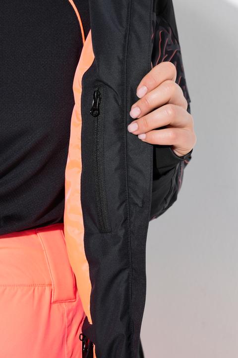 Actual product image Ulla Popken Neon Ripple Performance Snow Coat (60)