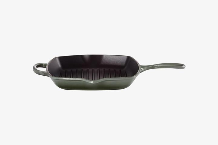 Image du produit Le Creuset Plancha de cuisine SIGNATURE vert foncé (Poêle à grillades, Fonte)