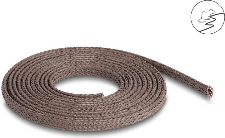 Image du produit Delock Gaine tressée anti-rongeurs, 2 m x 6 mm brun (Gaines pour câbles, 200 cm)