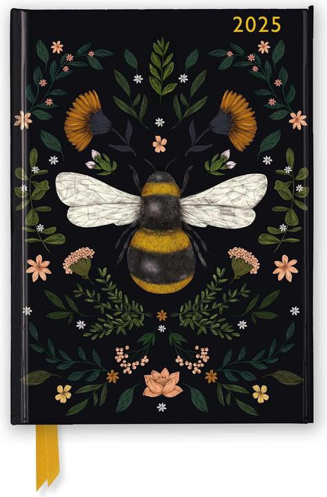 Immagine prodotto Jade Mosinski: Agenda di lusso Bee 2025 - Pagina da visualizzare con appunti (21 x 14,8 cm, 1 mese / 2 pagine)