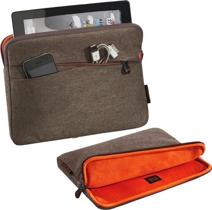 Produktbild Pedea Fashion Tablet-Tasche 32,8cm 12,9Zoll braun Innenfach: 32 x 23 x 3cm L x T x H (12.90", Apple, Universal)